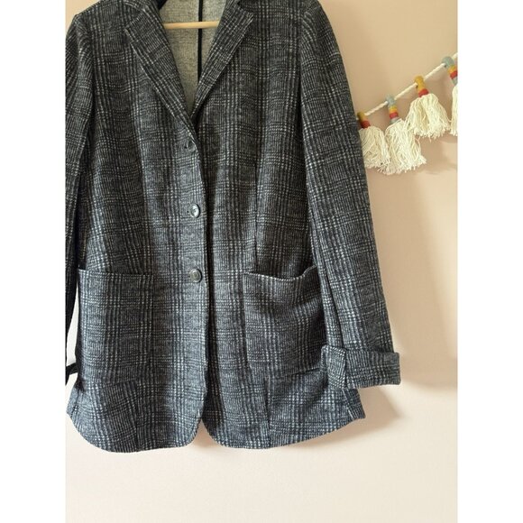 Weekend Max Mara Wool Plaid Blazer And Skirt Suit Preppy Academia Careerwear M - Picture 13 of 13